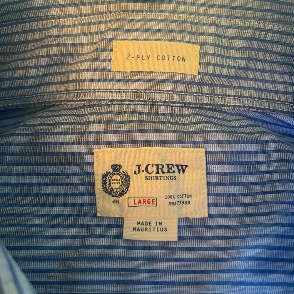 J. Crew 2ply cotton button down dress shirt - Picture 2 of 3